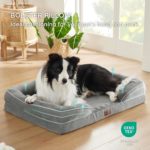 Cama ortopédica grande para perros grandes, sofá grande de espuma impermeable con funda extraíble lavable, forro impermeable y sofá inferior antideslizante, cama para mascotas - Imagen 4