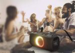 JBL Partybox On-The-Go - Altavoz portátil con luces integradas y micrófono inalámbrico (renovado) - Imagen 8