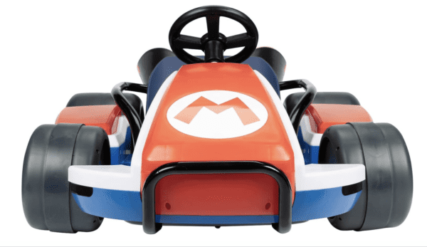 Super Mario Kart Deluxe - Juguete de coche eléctrico con batería de 24 V, hasta 8 MPH, 3 velocidades y marcha atrás, límite de peso de 81 libras - Imagen 3
