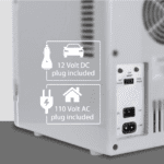 Mini refrigerador Coca-Cola Diet Coke - Enfriador/calentador portátil de 4 litros, refrigerador de viaje personal compacto para aperitivos, almuerzo, bebidas, cosméticos, incluye cables de 12 V y CA, accesorio de escritorio para el hogar, oficina, dormitorio, viajes, gris - Imagen 7