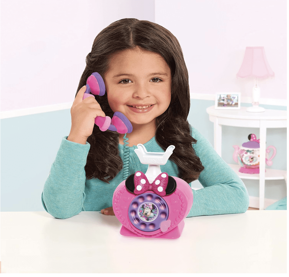 Captura de Pantalla 2023-11-27 a la(s) 22.48.44 Just Play - Teléfono giratorio de Minnie Mouse Ring Me de Disney, luces y sonidos, juguetes para niños con licencia oficial para niños a partir de 3 años - Imagen 1