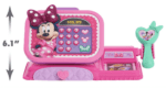 Disney - Caja registradora Minnie Mouse Bowtique de Disney Junior con sonidos, juegos de disfraces y simulación, juguetes para niños con licencia oficial para niños a partir de 3 años - Imagen 7