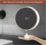Dispensador automático inteligente de jabón para montaje en la pared, sin contacto, eléctrico, para baño, cocina, uso comercial (blanco) - Imagen 6