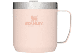 Stanley Taza Stay Hot Camp - Taza aislada de acero inoxidable 18/8 duradera - Tapa Tritan™ sin salpicaduras - 12 oz - Piedra caliza