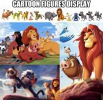 Figuras similares al Rey Leon - 12 figuras de acción de animales, juguetes coleccionables para niños, perfectas para decoración de pasteles y decoraciones de escritorio - Imagen 4