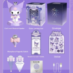 New Sanrio Kuromi Bluetooth Speaker Kawaii Kuromi Stage Stars Speaker Anime Soundbox Birthday Gifts Women's Day For Girlfriend - Imagen 4