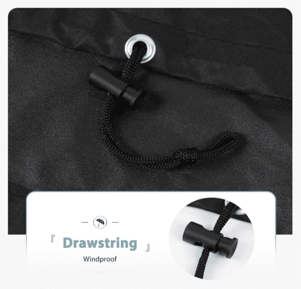 Cubierta de parrilla de 24 pulgadas para Cuisinart CGG-306, Royal Gourmet de 24 pulgadas, Ninja OG751, Pit Boss 75275 y PB336GS y la mayoría de parrillas portátiles de 2 quemadores - Imagen 4