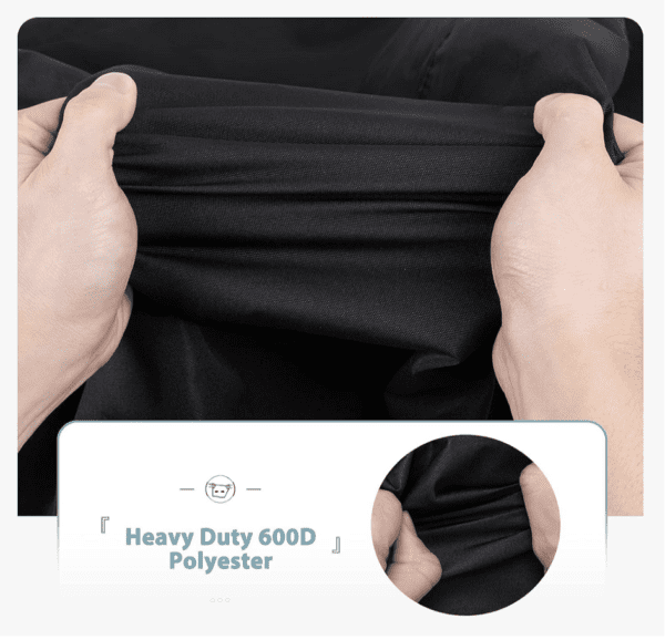 Cubierta de parrilla de 24 pulgadas para Cuisinart CGG-306, Royal Gourmet de 24 pulgadas, Ninja OG751, Pit Boss 75275 y PB336GS y la mayoría de parrillas portátiles de 2 quemadores - Imagen 5