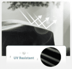 Cubierta de parrilla de 24 pulgadas para Cuisinart CGG-306, Royal Gourmet de 24 pulgadas, Ninja OG751, Pit Boss 75275 y PB336GS y la mayoría de parrillas portátiles de 2 quemadores - Imagen 7