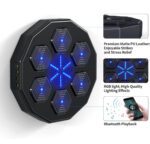 Music Boxing Machine with Boxing Glove Home Wall Mount Music Machine, Electronic Smart Focus Agility Training Digital Boxing Wall Target Punching Pads Suitable for Kid - Imagen 5