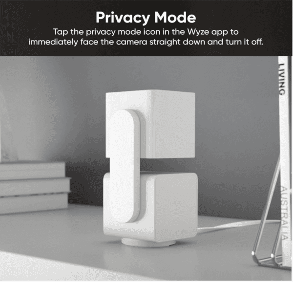 Cámara de seguridad inteligente WYZE Cam Pan v3 - para el hogar con seguimiento de movimiento para bebés y mascotas, visión nocturna a color, audio de 2 vías, funciona con Alexa y Google Assistant - Imagen 4