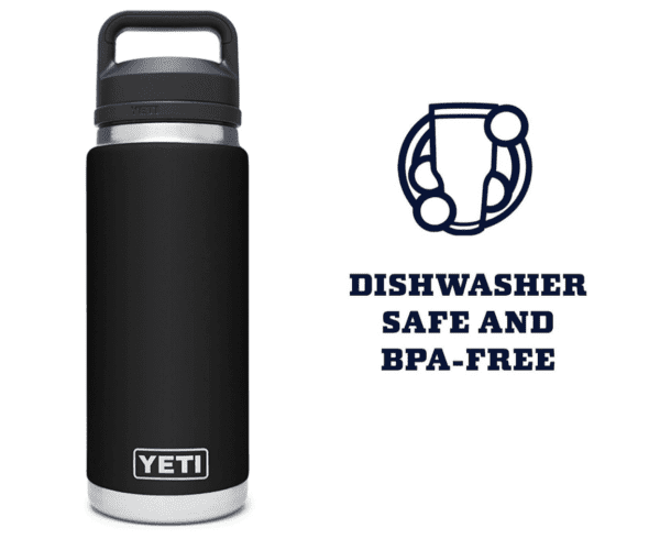 YETI Rambler  - Botella de 26 onzas, aislada al vacío, de acero inoxidable con tapa - Imagen 3