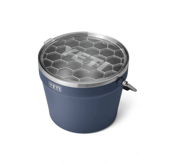 YETI Rambler - Cubo para bebidas, doble pared aislada al vacío con tapa, color azul marino - Imagen 5