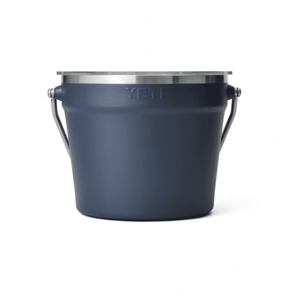 YETI Rambler - Cubo para bebidas, doble pared aislada al vacío con tapa, color azul marino - Imagen 3