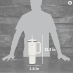 Stanley Quencher H2.0 FlowState 40 oz Stainless Steel Tumbler - CREAM - Imagen 7