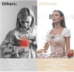 Onlyeah - Extractor de leche portátil, sacaleche eléctrico, manos libres, portátil, 3 modos, 9 niveles, sin dolor, pantalla táctil, de bajo ruido, con 1 paquete (1) - Imagen 2