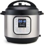 Olla a presión multifunción 7 en 1 Instant Pot IP-DUO60, 6cuartos/1000W - Acero inoxidable y negro