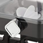 Dispensador Zevro individual de comida seca edición compacta, Blanco - Imagen 5