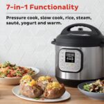 Olla a presión multifunción 7 en 1 Instant Pot IP-DUO60, 6cuartos/1000W - Acero inoxidable y negro - Imagen 3