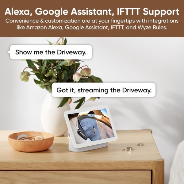 Camara WYZE Floodlight v2, LED de 2800 lúmenes, cámara de seguridad 2K HD para exteriores, visión amplia de 160°, luz activada por movimiento, sirena de 105 dB, almacenamiento en la nube y local - Imagen 10