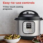 Olla a presión multifunción 7 en 1 Instant Pot IP-DUO60, 6cuartos/1000W - Acero inoxidable y negro - Imagen 6