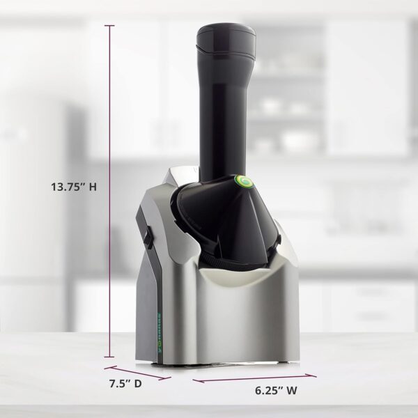 Yonanas - Máquina clásica para servir postres frutales, suaves y saludables, 200 W, color plata - Imagen 4