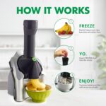 Yonanas - Máquina clásica para servir postres frutales, suaves y saludables, 200 W, color plata - Imagen 5