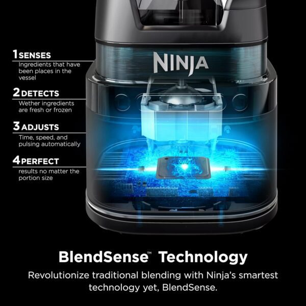 Ninja Licuadora TB201 Detect Power Blender Pro, tecnología BlendSense, para batidos, batidos y más, 1800 vatios de pico, 72 onzas, jarra, negro - Imagen 11