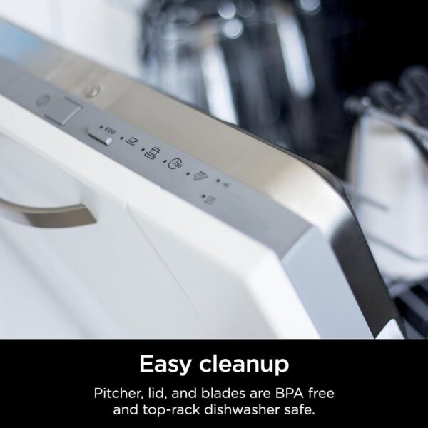 Ninja Licuadora TB201 Detect Power Blender Pro, tecnología BlendSense, para batidos, batidos y más, 1800 vatios de pico, 72 onzas, jarra, negro - Imagen 3