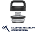 YETI Rambler - Botella de 18 onzas, con aislamiento al vacío, de acero inoxidable y con tapa Chug - Imagen 2