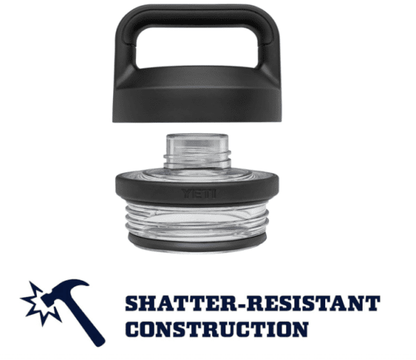 YETI Rambler - Botella de 18 onzas, con aislamiento al vacío, de acero inoxidable y con tapa Chug - Imagen 2