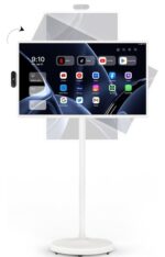 Pantalla inteligente portátil de 32 pulgadas, monitor giratorio de 1080p con pantalla táctil Incell, sistema operativo Android (compatible con Google Store), batería incorporada (4-6H),