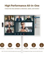 Pantalla inteligente portátil de 32 pulgadas, monitor giratorio de 1080p con pantalla táctil Incell, sistema operativo Android (compatible con Google Store), batería incorporada (4-6H), - Imagen 5