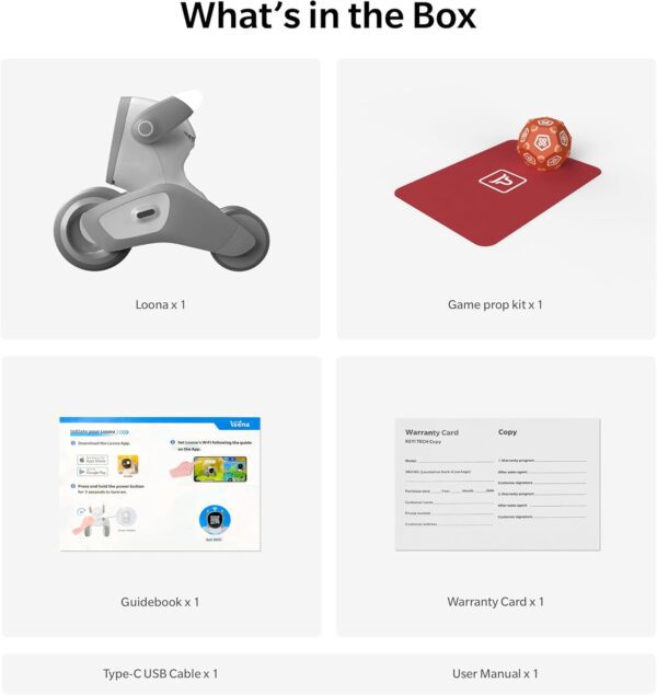 Loona: Tu Petbot adorablemente inteligente - Chat GPT-4o habilitado con comando de voz y reconocimiento de gestos - Los mejores regalos para niños y niñas para 2024 - V20 - Sin base de carga - Imagen 2