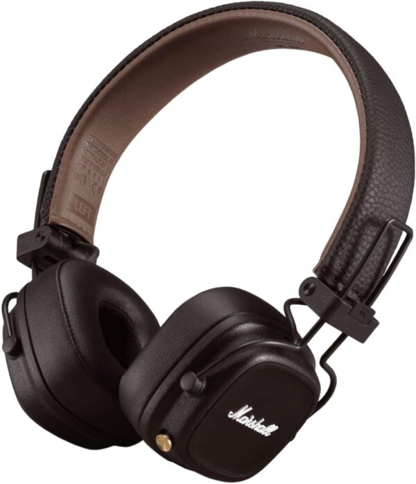 61rpGCyzx-L._AC_SL1500_ Marshall Major IV Auriculares Bluetooth en la oreja, color marrón - Imagen 1