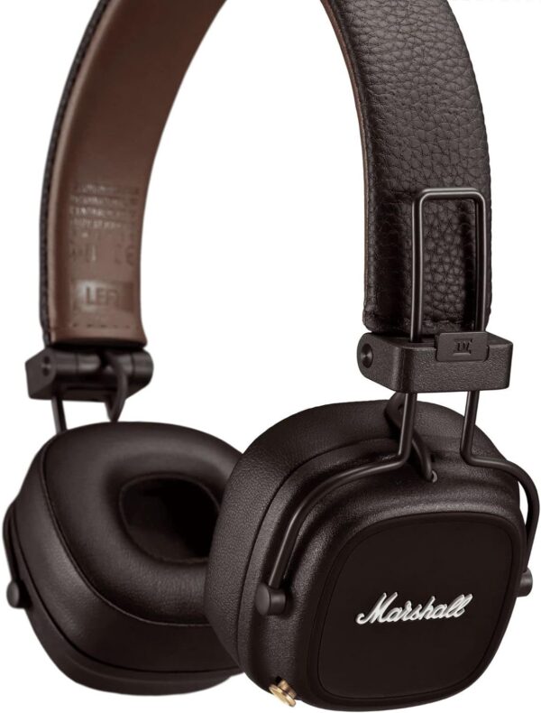 Marshall Major IV Auriculares Bluetooth en la oreja, color marrón - Imagen 6