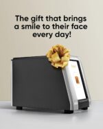 Tostadora de pantalla táctil Revolution InstaGLO R180B - negro mate/cromo para 2 rebanadas, ajustes inteligentes de alta velocidad para un tostado perfecto, compatible con accesorio Panini Press - Imagen 3