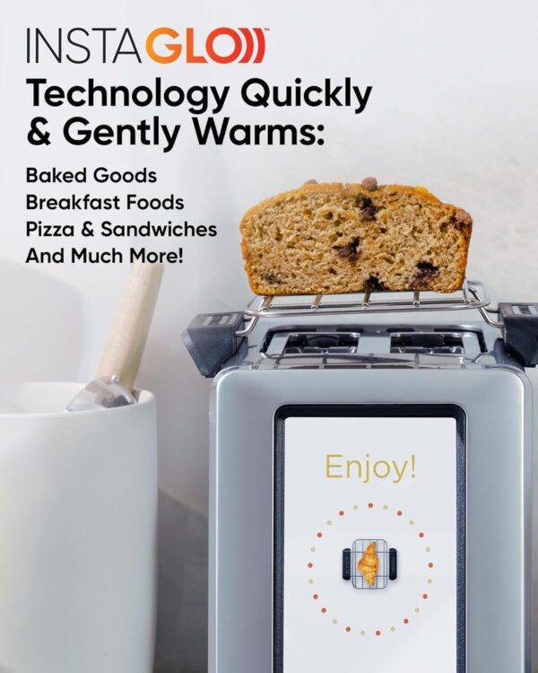 Revolution Estante para calentar tostadoras: calienta suavemente croissants, bollos, magdalenas, pasteles, galletas, pizza, pretzels, tortillas y otros alimentos, la bandeja más cálida para ti - Imagen 7