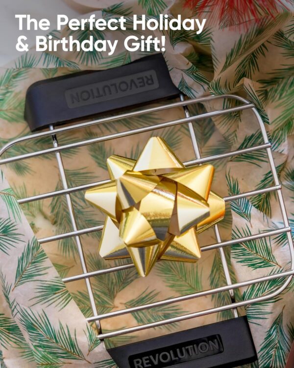 Revolution Estante para calentar tostadoras: calienta suavemente croissants, bollos, magdalenas, pasteles, galletas, pizza, pretzels, tortillas y otros alimentos, la bandeja más cálida para ti - Imagen 3