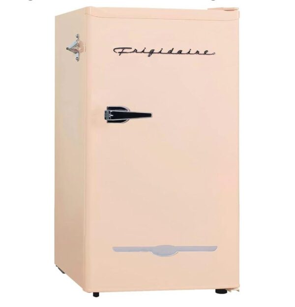 Frigidaire Refrigerador compacto retro con enfriador, refrigerador de encimera de 3.2 pies cúbicos con abridor de botellas integrado, refrigerador compacto para oficina, dormitorio - Imagen 2