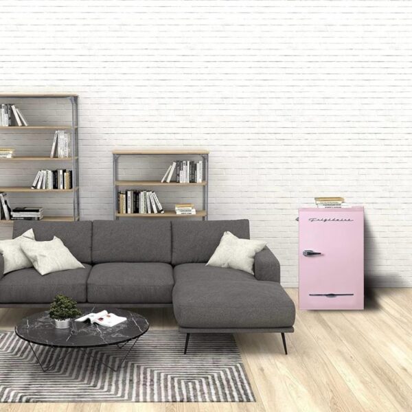 Frigidaire Refrigerador compacto retro con enfriador, refrigerador de encimera de 3.2 pies cúbicos con abridor de botellas integrado, refrigerador compacto para oficina, dormitorio - Imagen 3