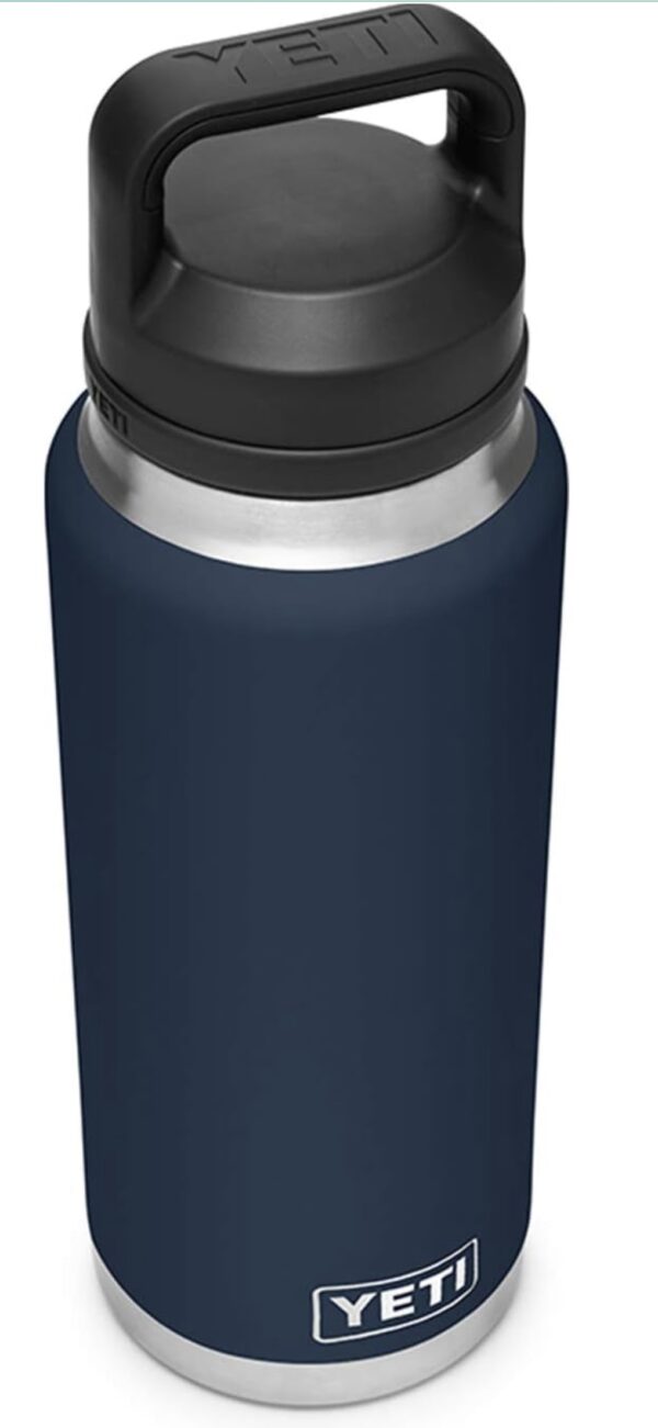 YETI Rambler Botella de 36 onzas, aislada al vacío, acero inoxidable con tapa para sorbos - Imagen 3