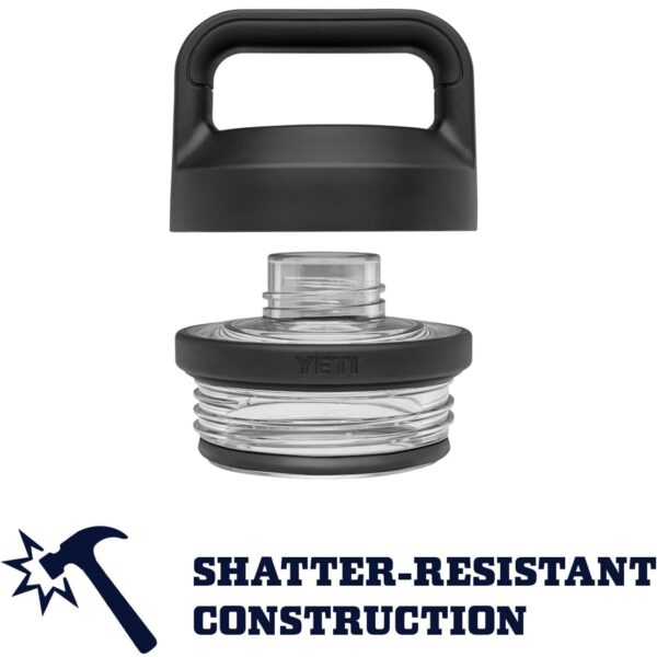 YETI Rambler Botella de 36 onzas, aislada al vacío, acero inoxidable con tapa para sorbos - Imagen 4