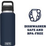 YETI Rambler Botella de 36 onzas, aislada al vacío, acero inoxidable con tapa para sorbos - Imagen 5