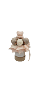 Ohanna Essence -Arreglo de Flores de soya con figura 5 piezas