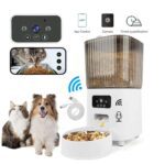 Dispensador Automatico de Alimentos Smart con Camara con sonido y microfono  capacidad  5Litros