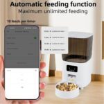 Dispensador Automatico de Alimentos Smart con Camara con sonido y microfono  capacidad  5Litros - Imagen 10