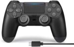 Controlador inalámbrico para PS4, Usergaing PS4 controlador inalámbrico para Sony PS4/Pro/Slim/PC con función de audio, altavoz y doble vibración