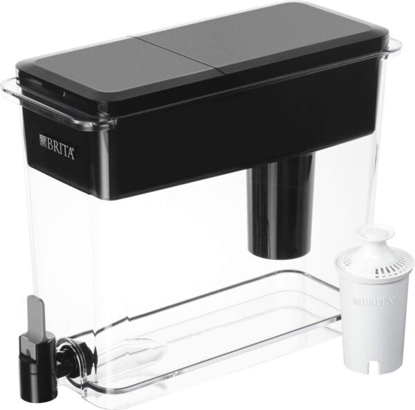Dispensador de agua UltraMax de Brita con 1 filtro, libre de BPA, negro, Negro - Imagen 6