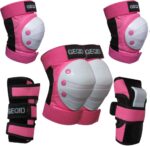 Rodilleras para niños y jóvenes, coderas y muñequeras, 3 en 1, juego de equipo de protección para patinaje en línea, patinaje, patinaje, ciclismo, BMX